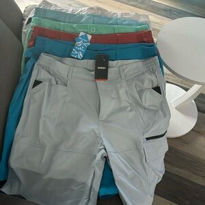 6 Pairs of men’s shorts size 38 waist and 10” inseam (NWT)
